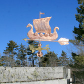 Viking Ship Weathervane