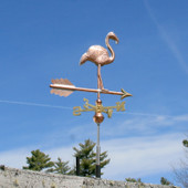 Standing Flamingo Weathervane