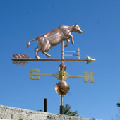 Cow Jumping Over a Fence Weathervane