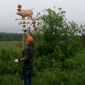 Hawaiian Pig Weathervane