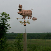Hawaiian Pig Weathervane