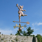 Ice Cream Pig Weathervane