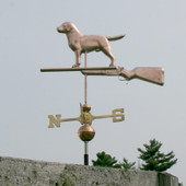 Labrador with Shotgun Weathervane