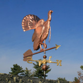 Handmade Copper Grand Turkey Weathervane