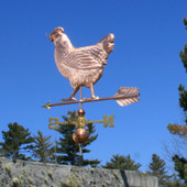 Mother Hen with Glasses Weathervane
