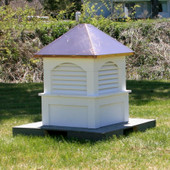 Stonington Cupola with Copper Roof and Louvers