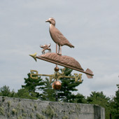 Crab and Seagull Weathervane