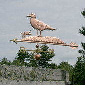 Crab and Seagull Weathervane