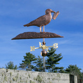 Seagull with French Fries Weathervane