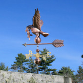 Eagle Weathervane with Crab