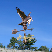 Eagle Weathervane with Crab