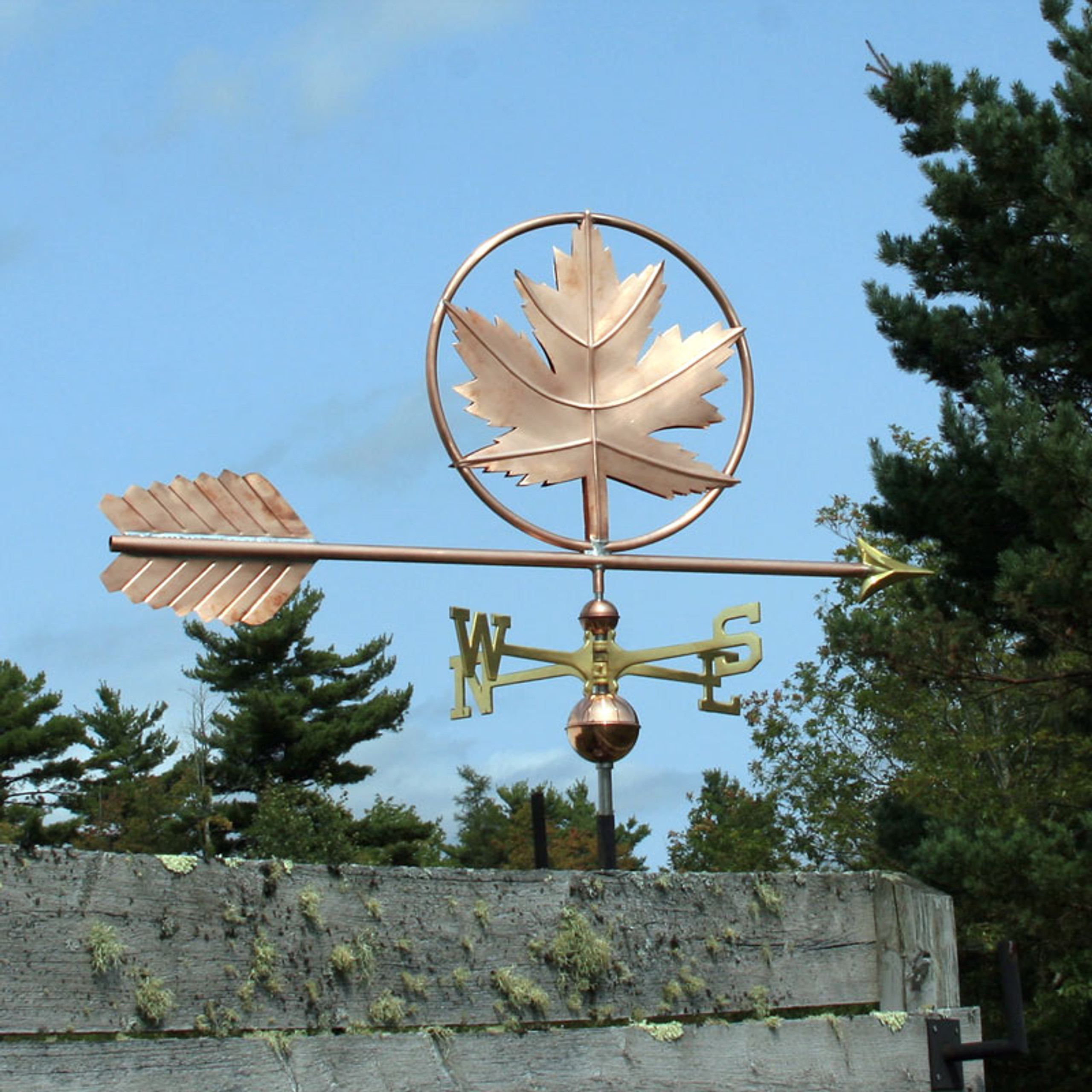 Maple Leaf Weathervane Made in USA