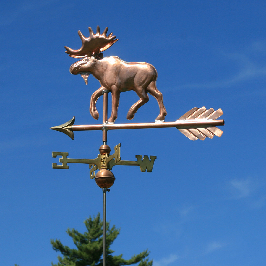 Moose Weathervane Made in USA Moose Weathervanes
