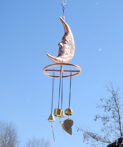 Moon Wind Chimes - Made in USA - Moon Wind Bells Moon Wind Chimes - Made in USA - Moon Wind Bells