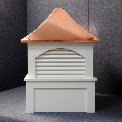 Sunburst Cupola with Copper Roof and Louvers