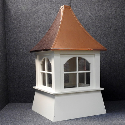 Colby Cupola with Copper Roof and Windows