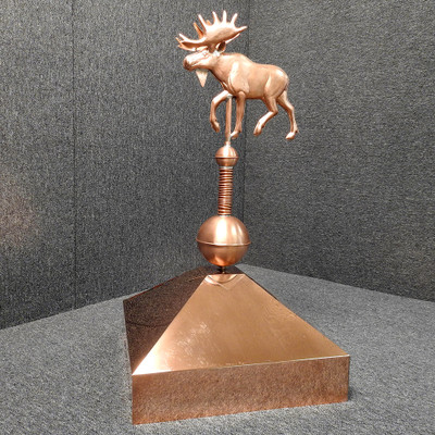 Gazebo Crown Cap with Moose Finial