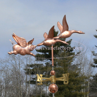 Flying Geese and Pig Weathervane
