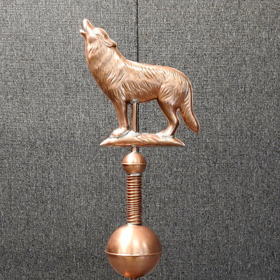 Wolf Pinnacle Finial - Made for our Cupolas - Made in USA