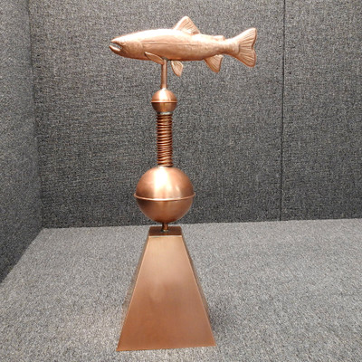 Trout Pinnacle Finial with Skirt - Roof Finial - Turret Finial - Made in USA