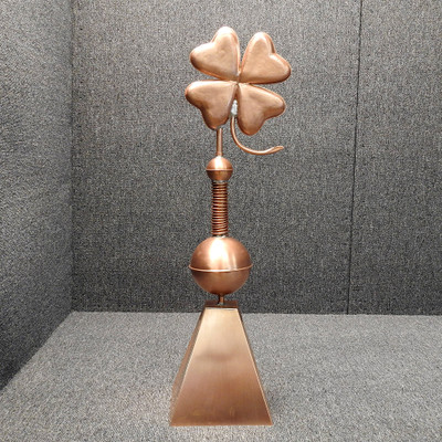 Four Leaf Clover Pinnacle Finial - Finial Made for Turret - Roof Finials - Made in USA