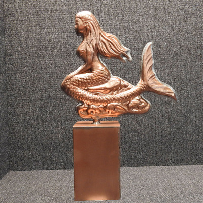 Mermaid Fence Post Cap