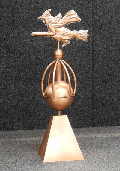Witch Sphere Finial with Skirt