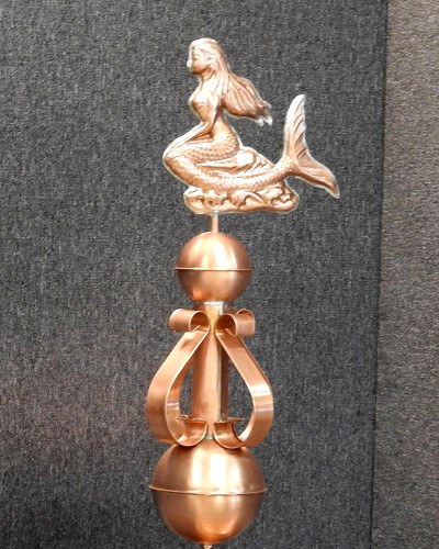 Victorian Mermaid Finial - A Cupola Finial - Made in USA