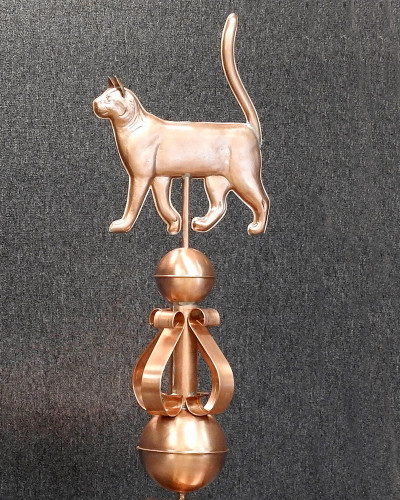 Victorian Cat Finial - A Cupola Finial - Made in USA