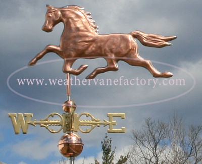 Running Horse Weathervane