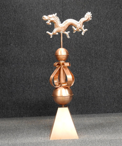 Victorian Dragon Finial with Skirt