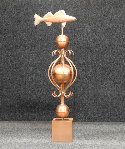Walleye Post Cap - Made in USA - Colonial Style Finial
