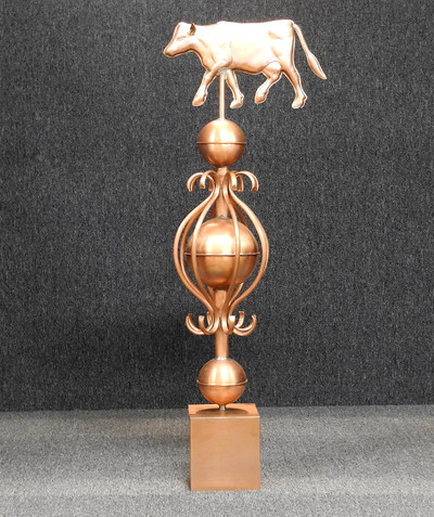 Cow Post Cap - Made in USA - Colonial Style Finial