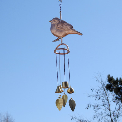 Copper Warbler Wind Chimes - Made in USA - Wind Bells