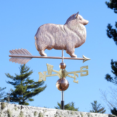 Shetland Sheepdog Weathervane