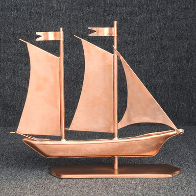 sailboat on display stand