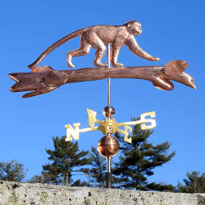 Monkey on Branch Weathervane