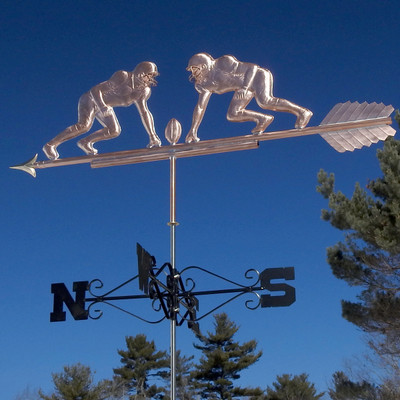 Football Player Weathervane