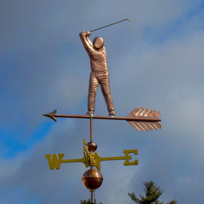 Golfer Weathervane