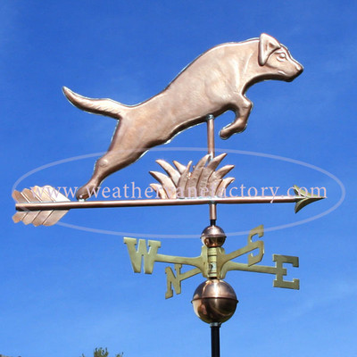 Jumping Labrador Weathervane