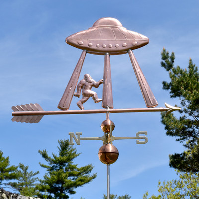 space ship weathervane