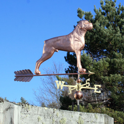 Large Boxer Weathervane