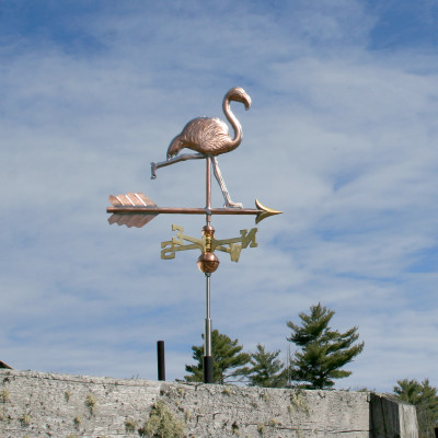 Running Flamingo Weathervane