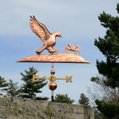 Eagle Attacking Crab Weathervane