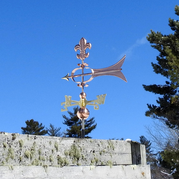 Fleur de Lis Arrow Weathervane – Made in USA