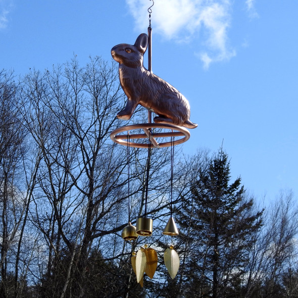 Rabbit Wind Chimes - Made in USA - Wind Bells