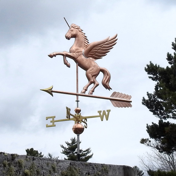 Large Unicorn Weathervane