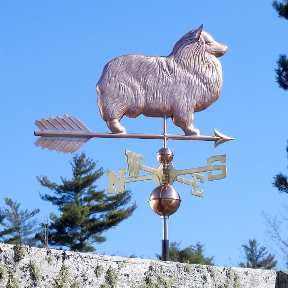 Shetland Sheepdog Weathervane