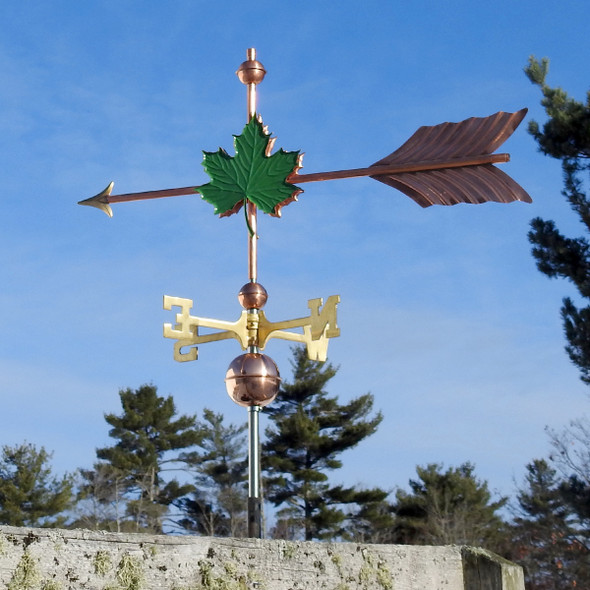 Maple Leaf Weathervane