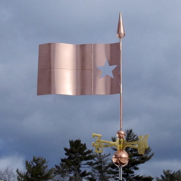Texas state flag weathervane